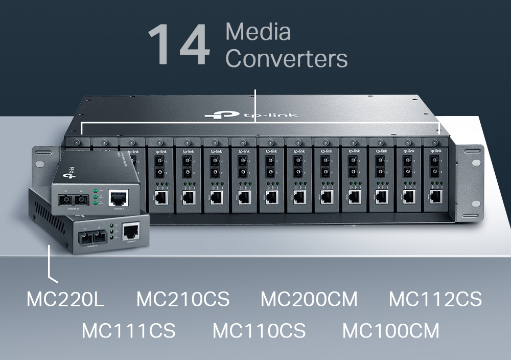 TL-MC1400 V2 14-Slot Rackmount Chassis